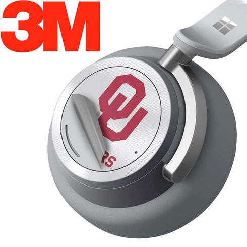 University of Oklahoma White Jersey Surface Headphones Skin